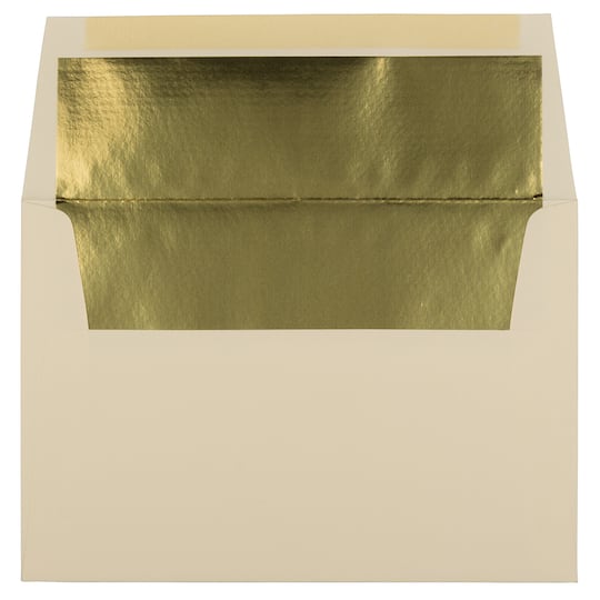 JAM Paper A8 Foil Lined Invitation Envelopes, 50ct.